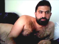 A very hairy Iraqi **** wanks naked in bed in a kurdish **** video.