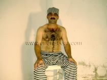 Safak - a hairy Naked Kurdish Prisoner in a Kurdish **** P****o Series. (id9)