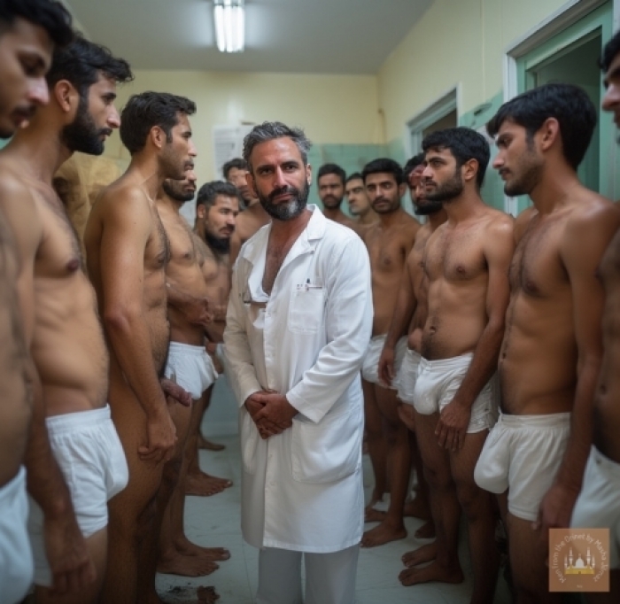 AI P****o Series 021 - Naked Pakistani Men in the Pattern. Part1