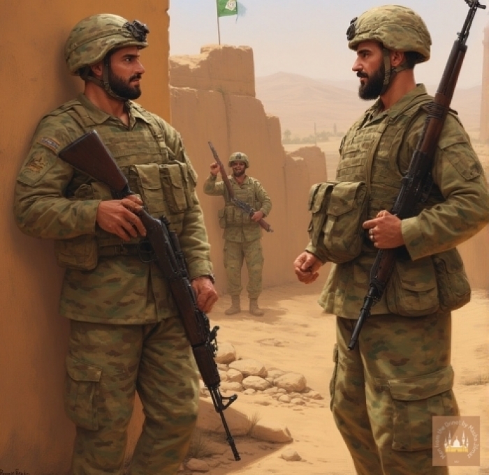 AI P****o Series 024 - Naked Iraqi Soldiers. Part2