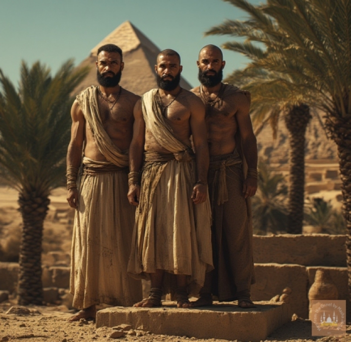P****o Series 045 - Egyptian Men at the Pyramids. Part2
