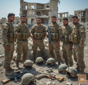 AI P****o Series 052 - I meet Syrian Kurdish Soldiers in the Rubble. part1