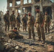 AI P****o Series 053 - I meet Syrian Kurdish Soldiers in the Rubble. Part2