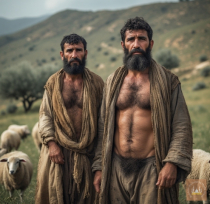 AI P****o Series 056 - Lonely Sheep Shepherds meet in the Mountains. Part1