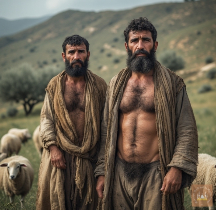 AI P****o Series 056 - Lonely Sheep Shepherds meet in the Mountains. Part1