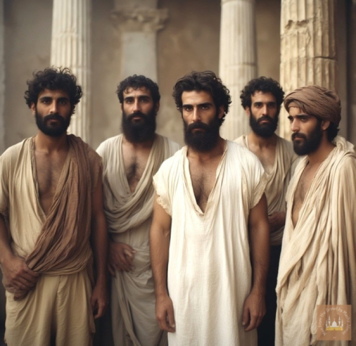 AI - P****o Series 065 - Persian men in ancient Greece. Part2