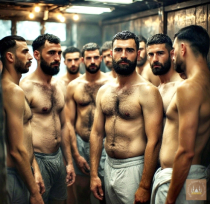 AI - P****o Series 073 - in a old turkish Bathhous 1935. Part1