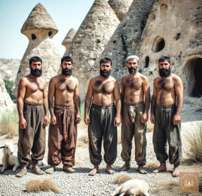 AI - P****o Series 078 - Kurdish goatherds in Capadocia. Part1