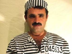 Arif - a strong naked Hairy Turk as a Prisoner with Handcuffs. (id116)