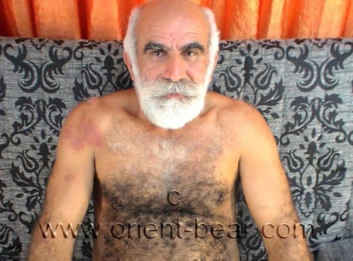 Ibrahim M. - a Naked Turkish Silver Daddy with Fur for Body Hair. (id138)