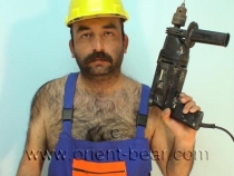 Ezgi - is a very Hairy Turkish **** in yellow rubber boots. (id499)