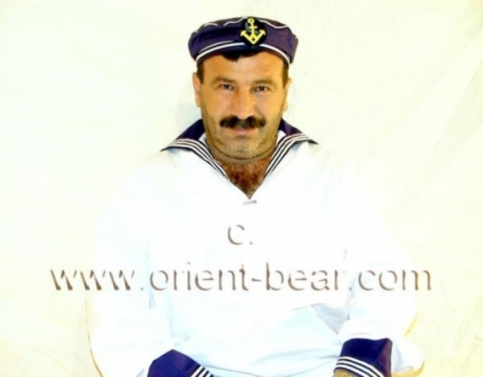 Burak - a  Naked Turkish Sailor with hairy Body and shaved ****. (id393)