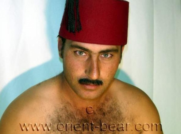 Jiyan - a Naked Hairy Turk in a Oldy Turkish **** P****oseries. (id859)