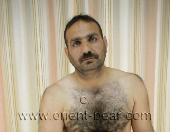 Fevzi M. - a very hairy original Naked Kurdish Dad with a Monster **** and big Balls. (id376)
