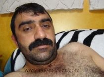 Tufan - a naked haired kurdish man with a very stiff **** shows his hairy butt in doggy style in a kurdish **** video. (id1004)