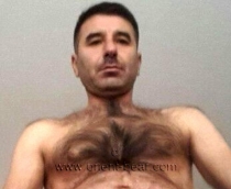 Kabil - a handsome, very Hairy Turk with a big stone hard **** to see in a horny Webcam Turkish **** Video. (id1078)