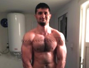 Tayyib - a sporty Naked Turkish Man shows his