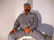 Ercan - a strong Older Turkish **** in Prison Clothes strips naked and jerks in a Oldy Turkish **** Video.. (id111)