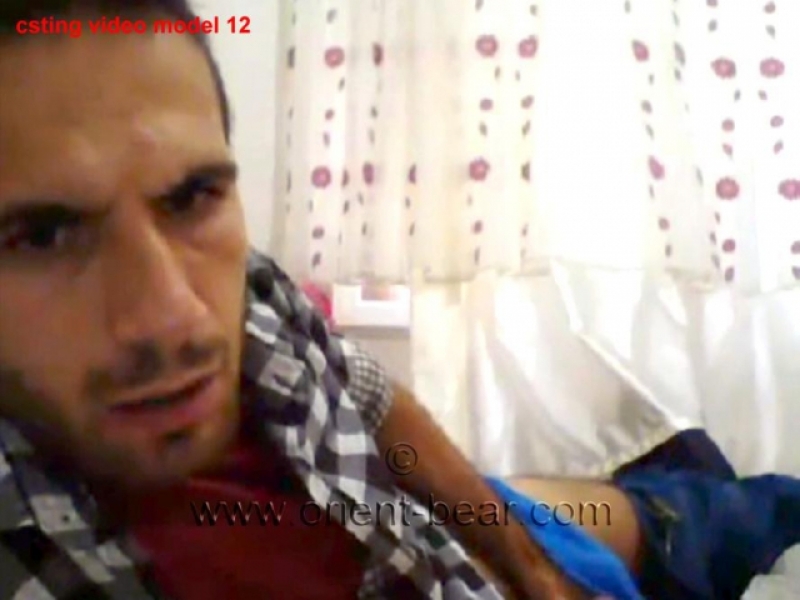 T-01-a - casting video clip T-01 is a very hairy young Turk with a Monster big fat ****