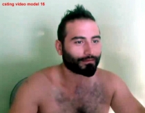 E-01-a casting video clip a pretty horny young Turk with a horny and hairy Body