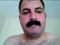 Suman - a horny turkish ****, he plays with his Sperm in his Hands