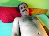 Selahattin - a horny Naked Hairy Turk with a big, thick and somewhat crooked ****. (id1291)