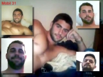 Mobil-31 - The Video shows 5 different Iraqi Men wank naked