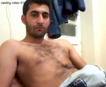 Casting-video-51 - a Turkish Kurdish Soldier is on Holiday at home wanking...