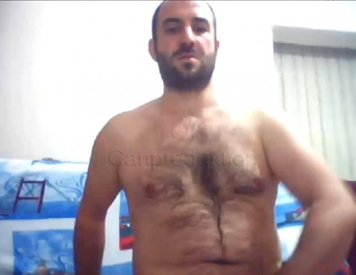 Oguz - a **** Naked Turkish **** with a very erotic Face in a Webcam Turkish **** Video. (id1379)