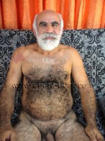 Ibrahim M. - a  Naked Turkish Silver Daddy with a big **** in a furry Turkish **** Video. (id138)