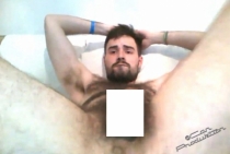 Ahmed A. - a naked strong haired young turkish **** wanks his big hard ****. (id1475)