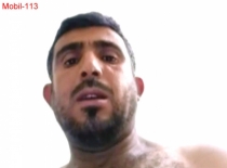 Mobil-113 - a erotic  young very hairy Iraqi man wanking naked in the bathroom in a turkish **** video.