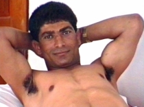 Fikret - a Naked Iranian Man with a perfekt muscular Body in a old Kurdish **** Video. (id1625)