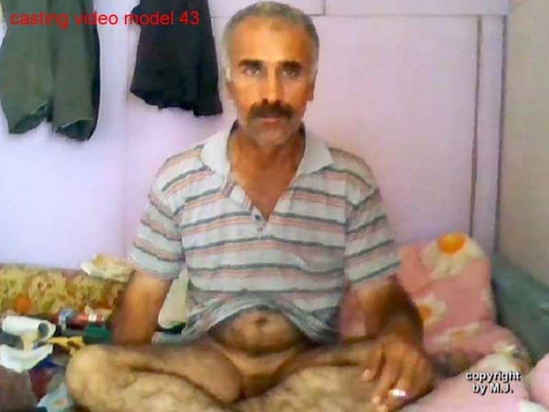 Casting video H-01/B - a very erotic hairy half Naked Kurdish Man with a horny hairy Body. (id1652)