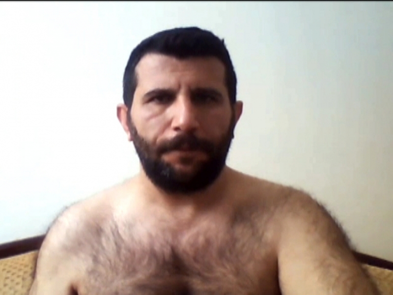 Efe - a very Hairy Kurdish **** jerks off and films himself doing it in a Kurdish Webcam **** Video. (id1659)
