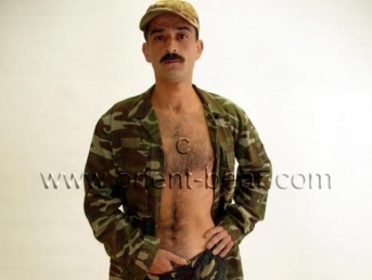 Naci - a Naked Turkish Soldier with a nice hairy body and a **** **** with a full busch. (id168)
