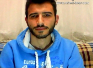 Galip - a young Naked Turkish Man with a Cums**** in Doggy Style seen in a Webcam Turkish **** Video. (id1681)