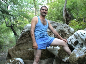 Tarek D. - a Hairy Kurdish Man jerks naked in