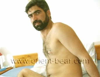 Ibrahim A. - a beautiful Naked Kurdish Man shows his hairy Ass in Dog Position. (id229)