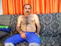 Abbas - a naked very Hairy Turkish **** with a loud and intense Cums****. (id264)