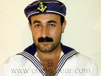 Hasan B. - a naked very Hairy Turk with an erotic Face plays a Sailor in a oldy Turkish **** Video. (id286)