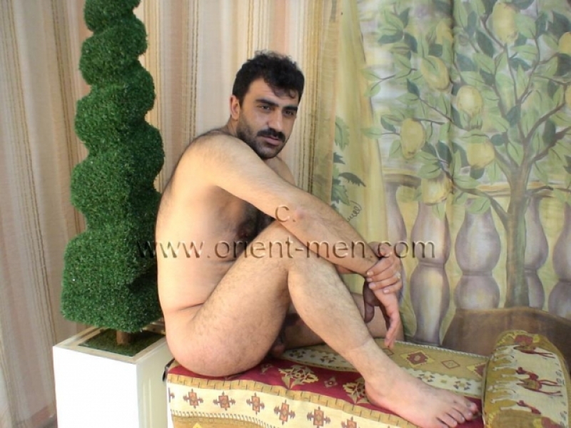 Tufan - a Naked Hairy Kurdish Man with a rock hard **** jerks in a Kurdish **** Video. (id290)