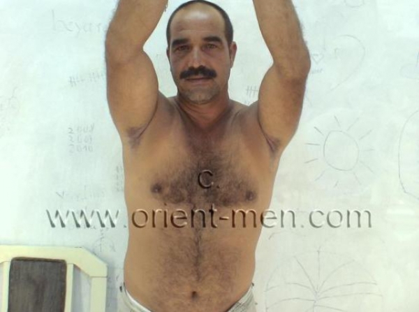 Tanju - a very hairy Naked Turkish ...