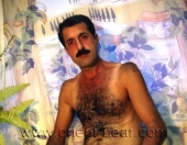 Faruk E. - a very hairy naked kurdish man with a very big **** in a oldy kurdish **** video. (id370)