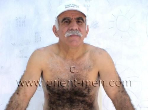 Ibrahim M. - a naked Older Turkish Silver **** with a big **** and a very hairy Body. (id588)