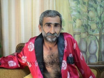 Haluk - a Naked Kurdish Silver Daddy with a very hairy Body. (id598)
