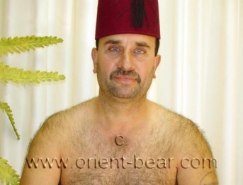 Rasit - an Older Nacked Turkish Silver Daddy with blue Eyes and a big plump Sack. (id639)