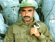 Ali S. - is a young very Hairy Kurdish Man, as a Naked Turkish Soldier in a Oldy Kurdish **** Video. (id687)