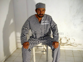 Rasim - a Naked Turkish Man jerking his stone hard long **** in his Jail Cell. (id691)