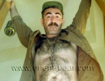 Sefer - a Hairy Turkish **** as Turkish Soldier wanks half naked in a Oldy Turkish **** Video. (id820)